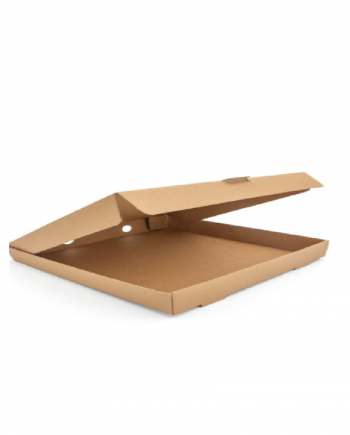15" plain brown pizza box double wall
