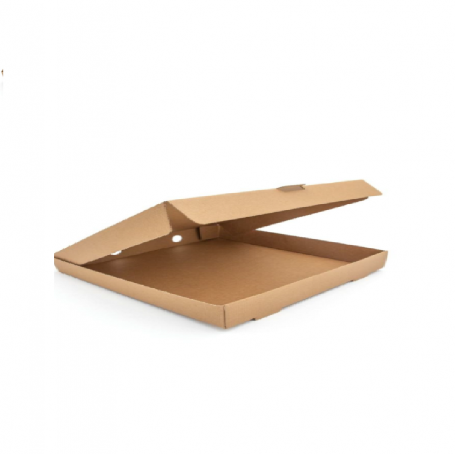 15" plain brown pizza box double wall