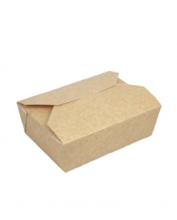 Kraft no.8 brown food box(1250 ml)