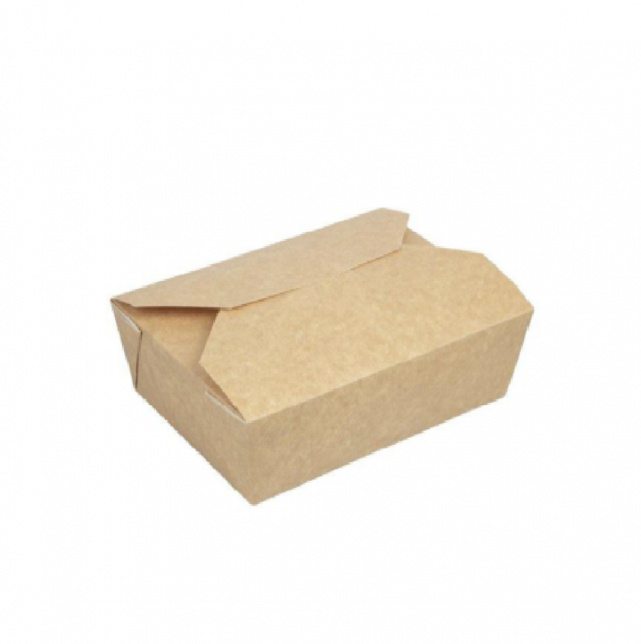 Kraft no.8 brown food box(1250 ml)