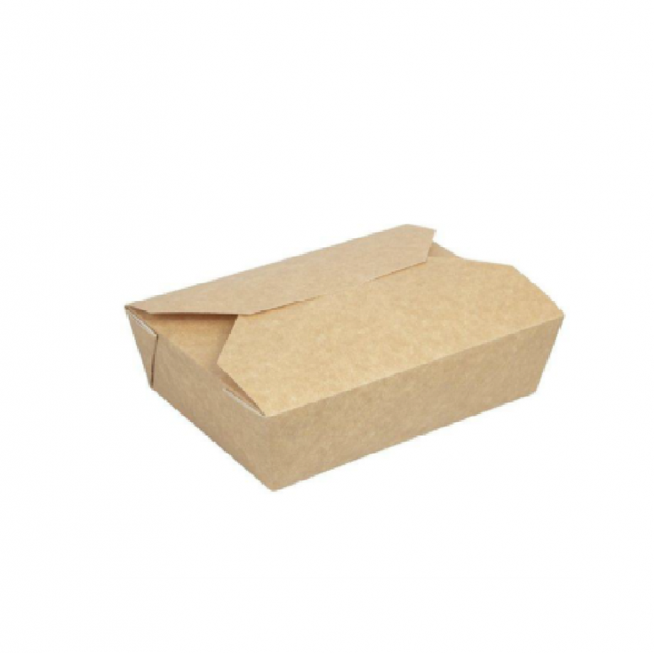 Kraft no.2 brown food box-J-LRG pe lined