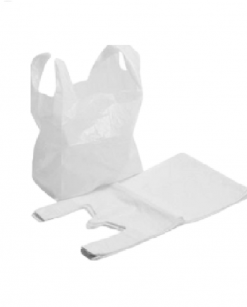 Plastic white vest bags-JUMBO LARGE
