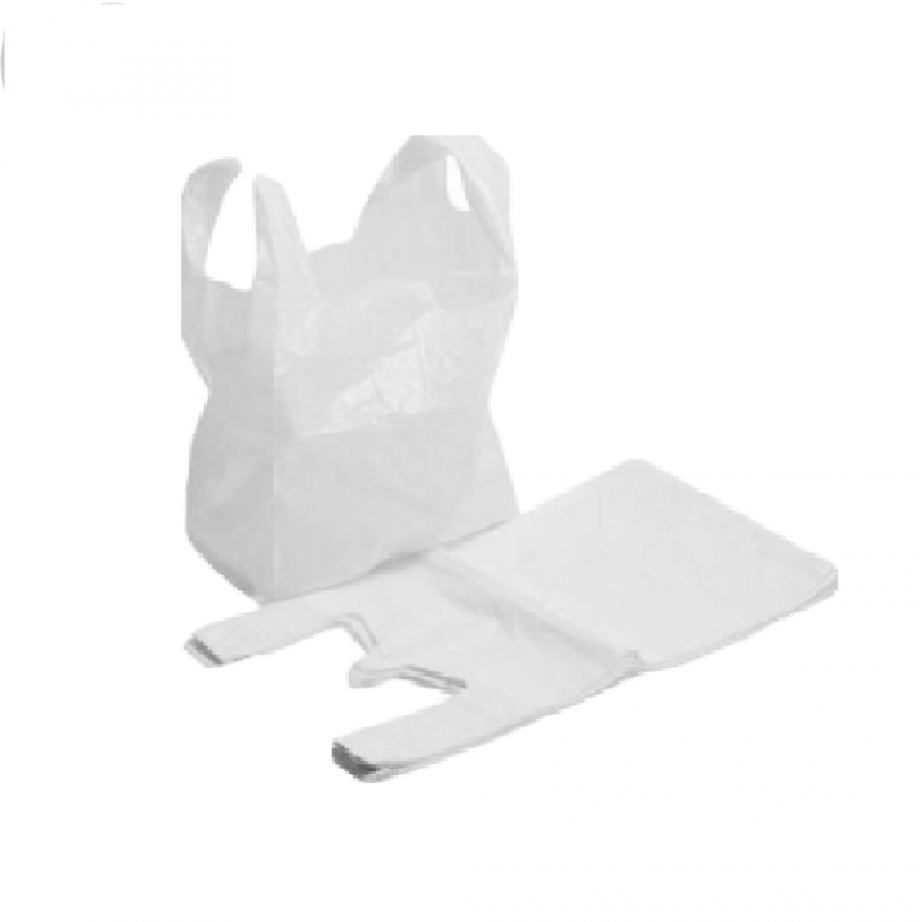 Plastic white vest bags-JUMBO LARGE