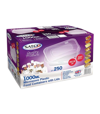 Satco 1000ML plastic container with lids