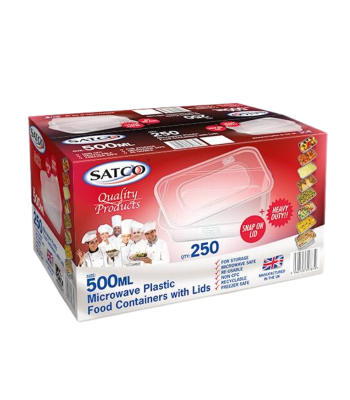 Satco 500ML plastic container with lids