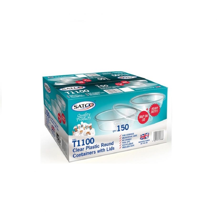 Satco T1100  round container with lids